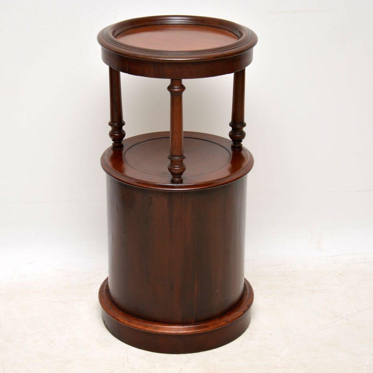 Antique Victorian Mahogany Side Table or Cabinet 2