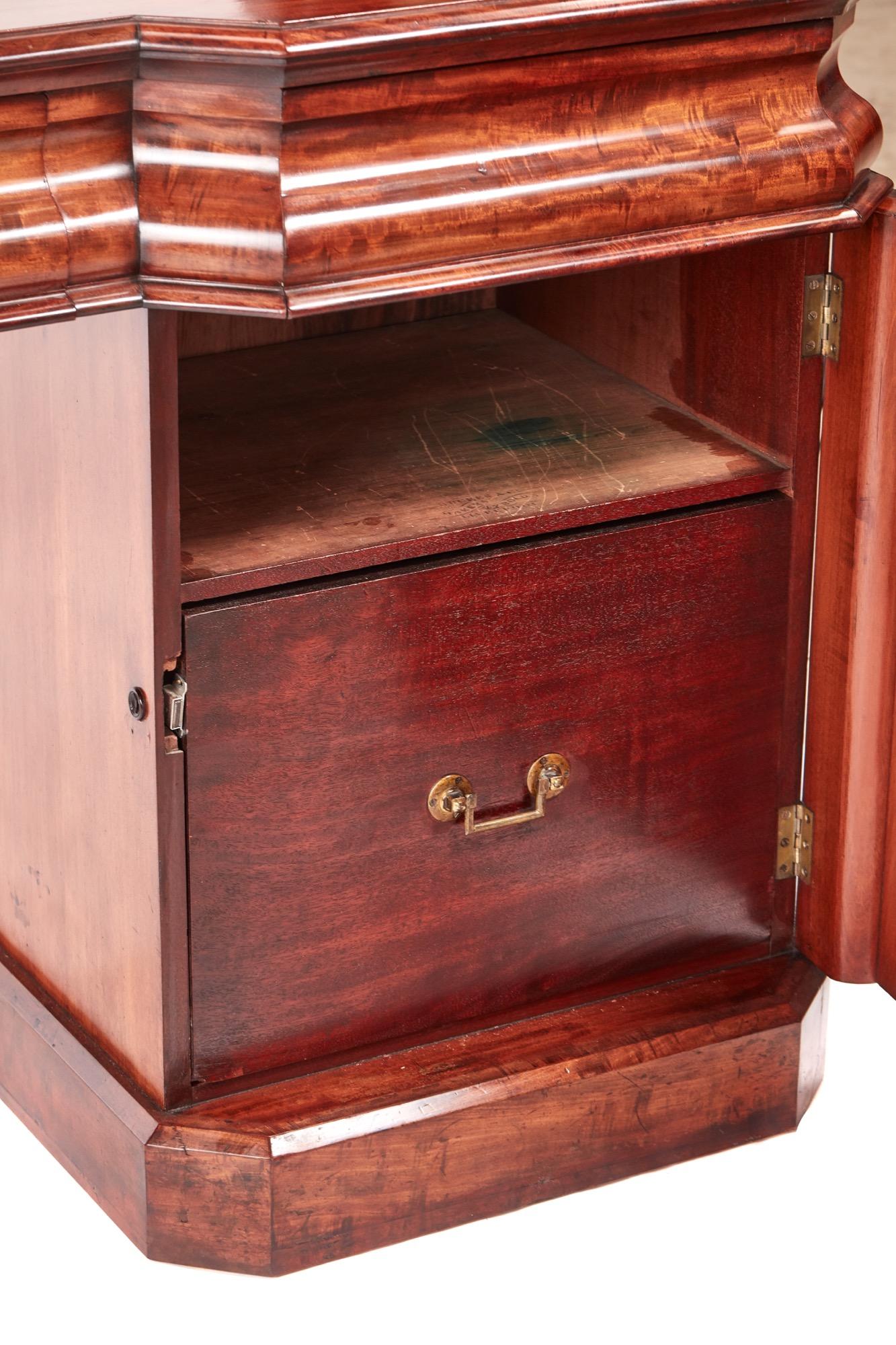 Antique Victorian Mahogany Sideboard For Sale 2