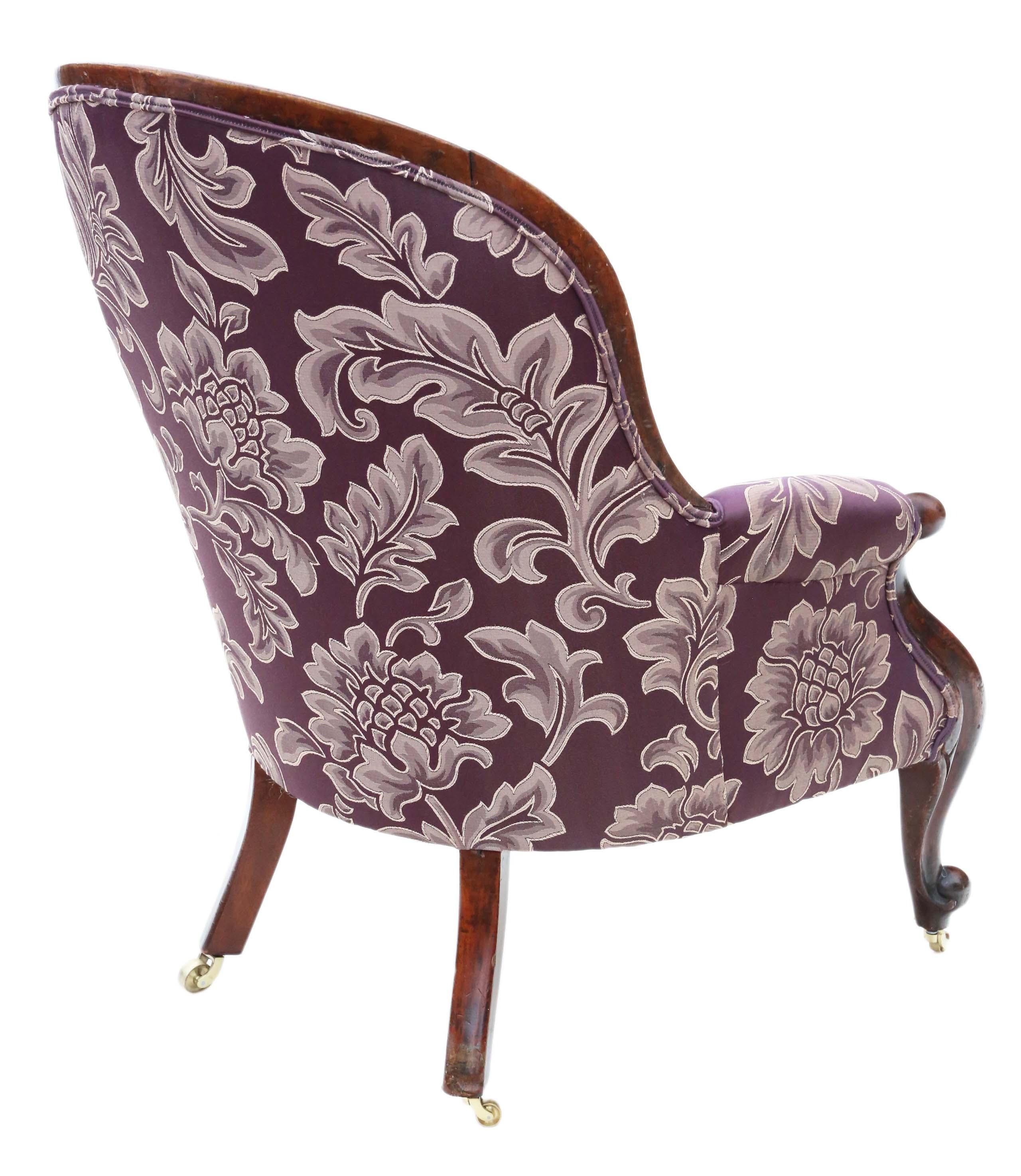 antique victorian armchair