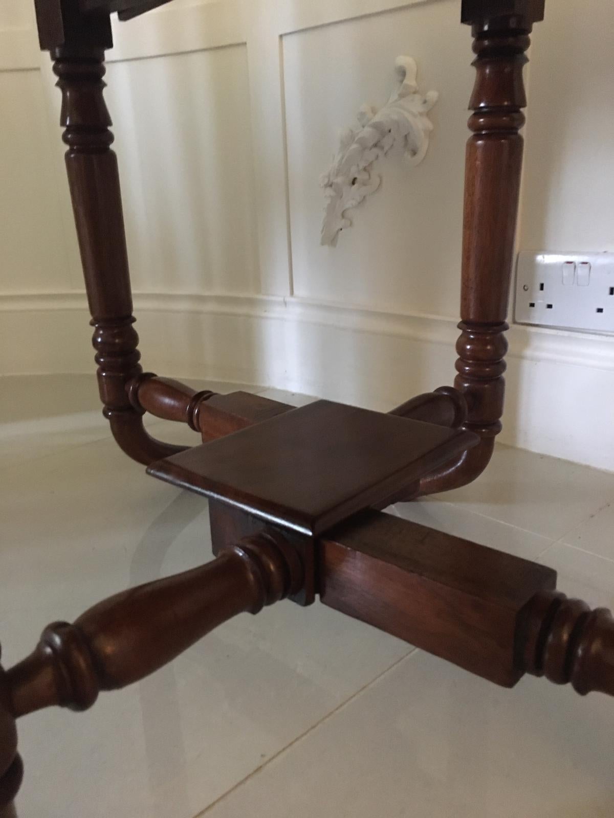 Antique Victorian Mahogany Sutherland Reading Table For Sale 4