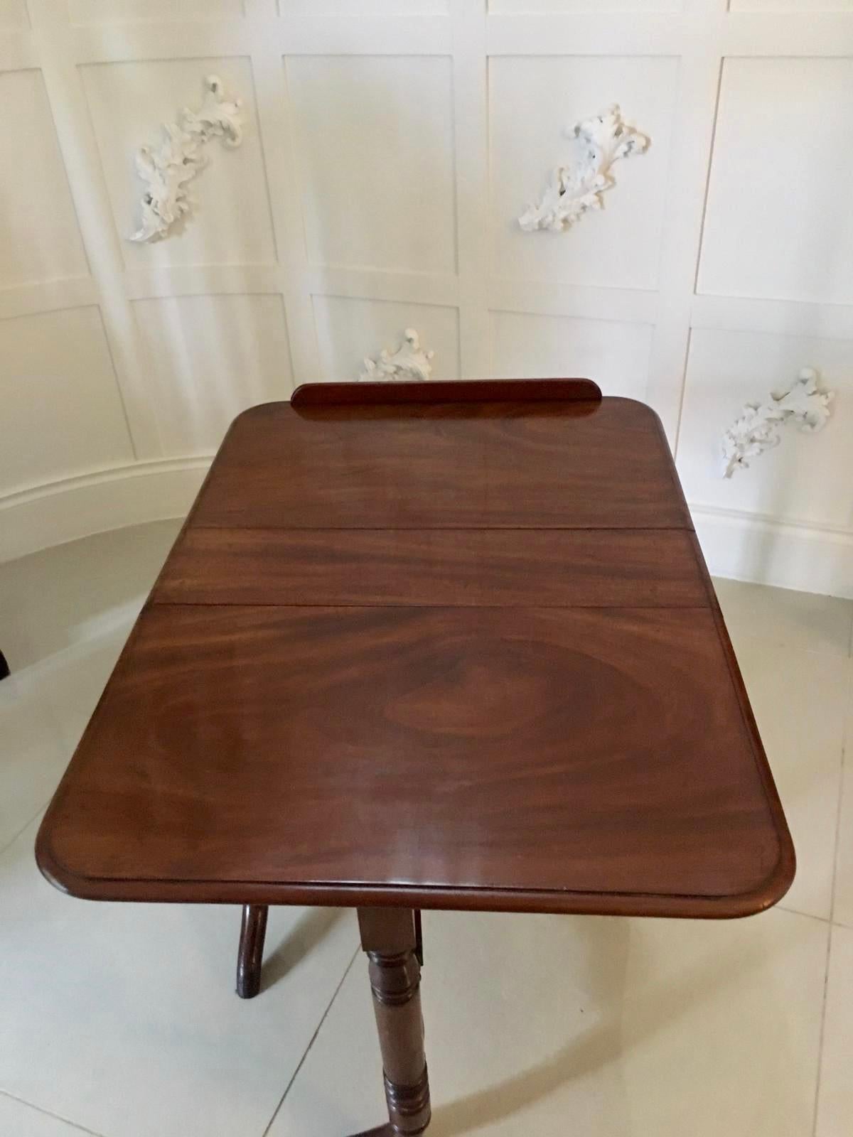 19th Century Antique Victorian Mahogany Sutherland Reading Table For Sale