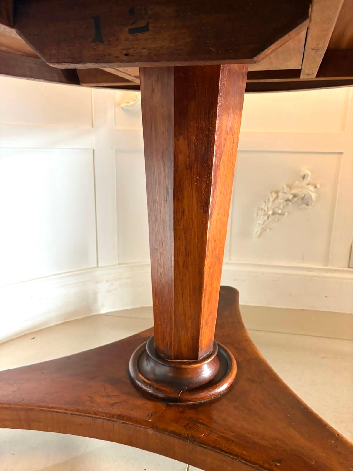 Antique Victorian Mahogany Tilt-Top Dining / Centre Table For Sale 1