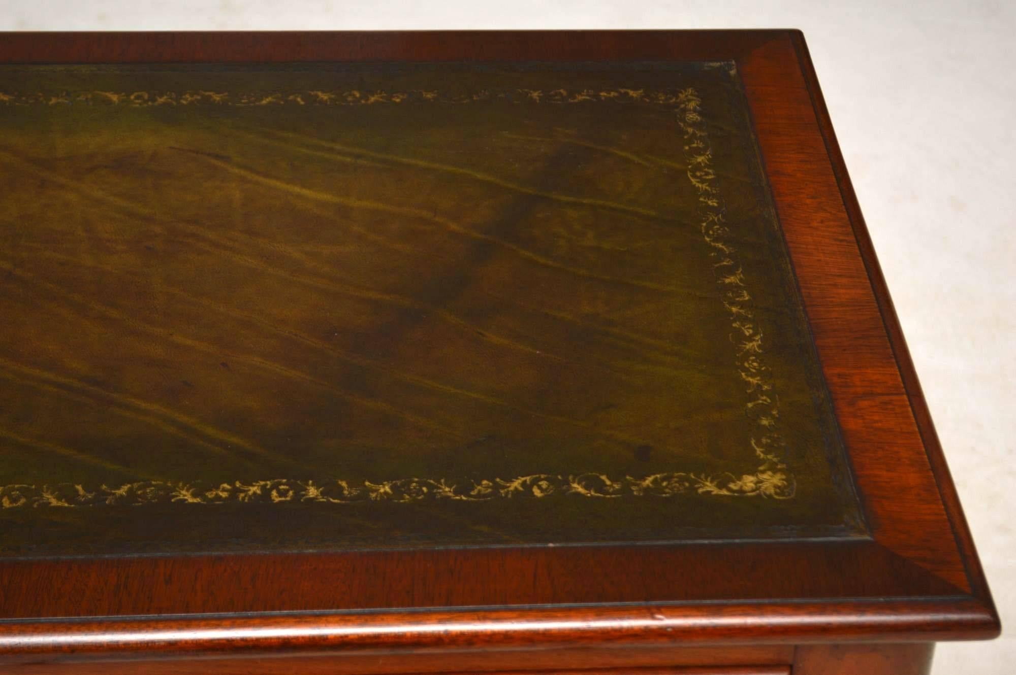 Antique Victorian Mahogany Writing Table 2