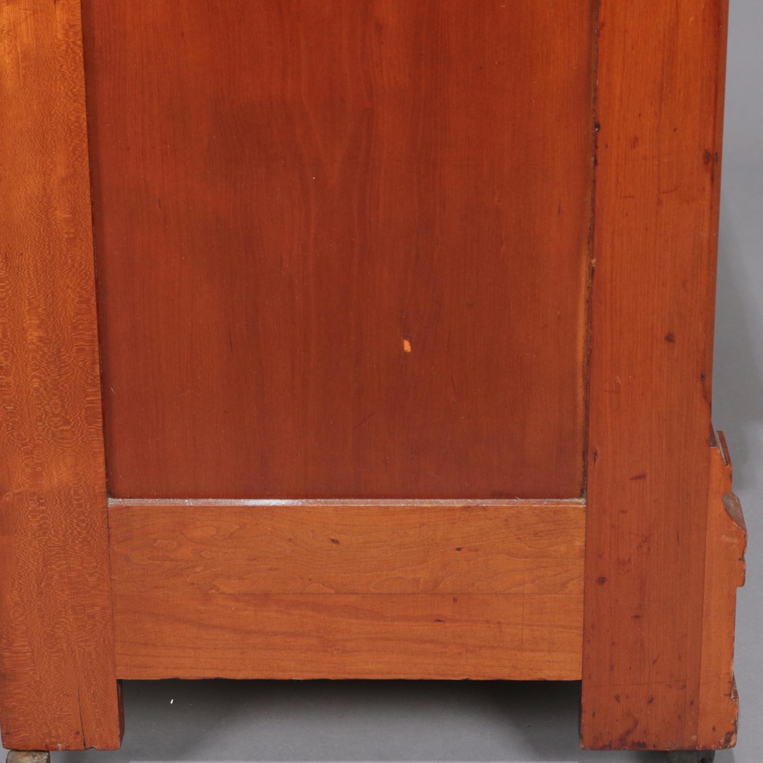 Antique Victorian Marble-Top and Two-Toned Walnut Wash Stand, circa 1890 2