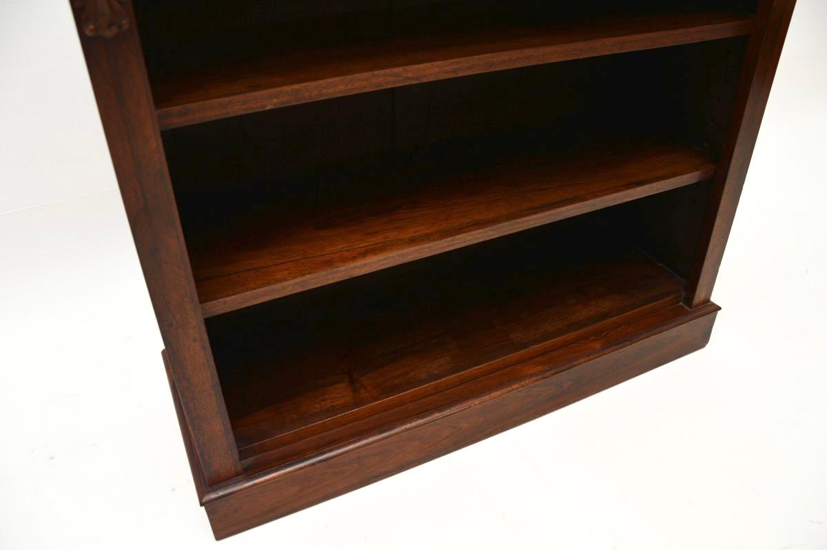 Antique Victorian Marble Top Bookcase For Sale 6