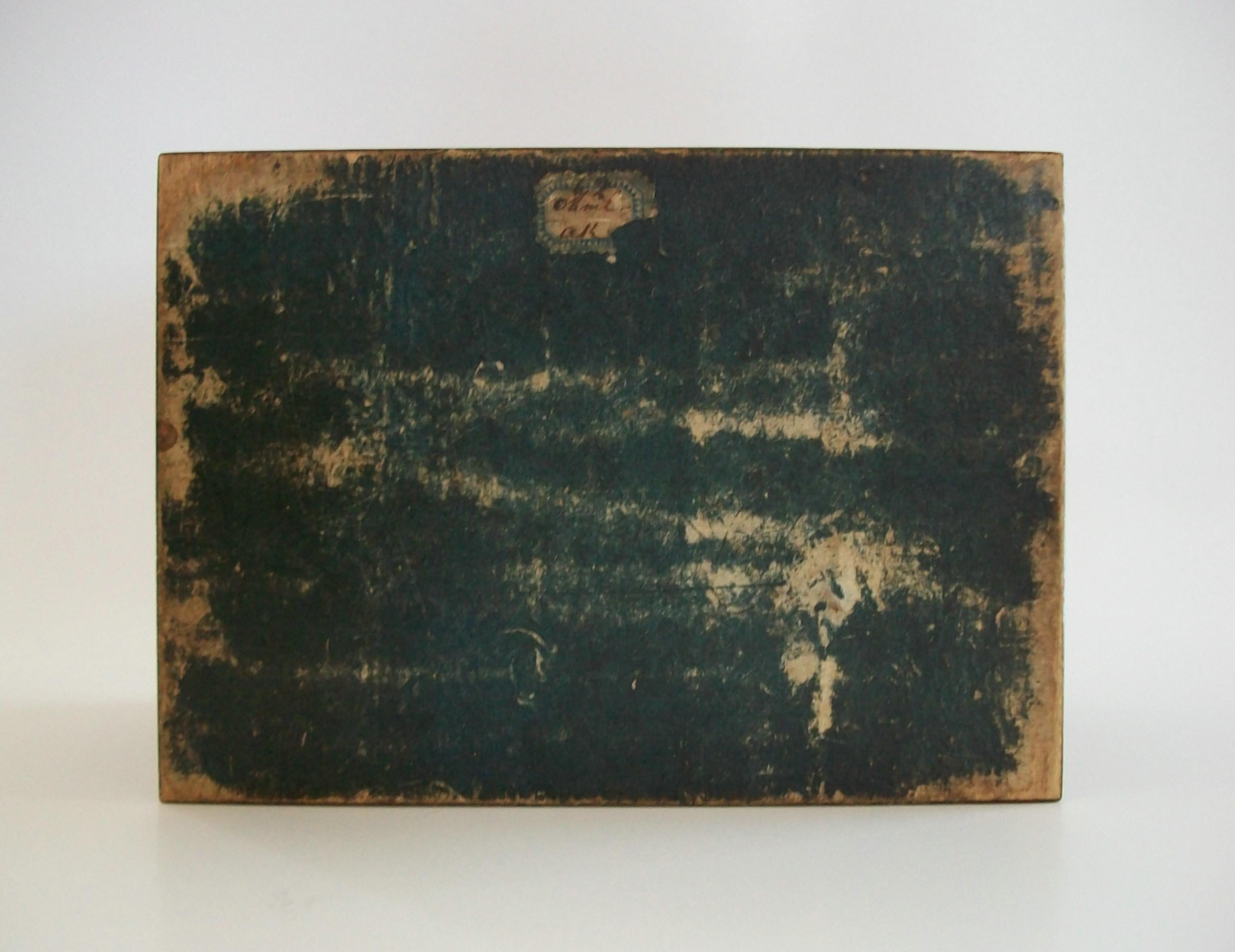 Antiguo joyero victoriano de marquetería con madera de satén y ébano - Reino Unido - Circa 1880 en venta 4