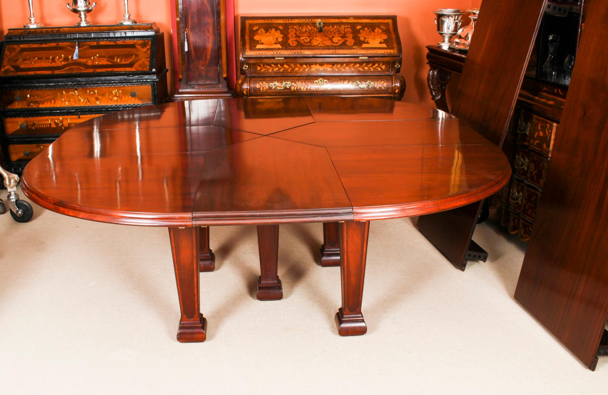 Antique Victorian Metamorphic Extending Jupe Dining Table 19th Century 13