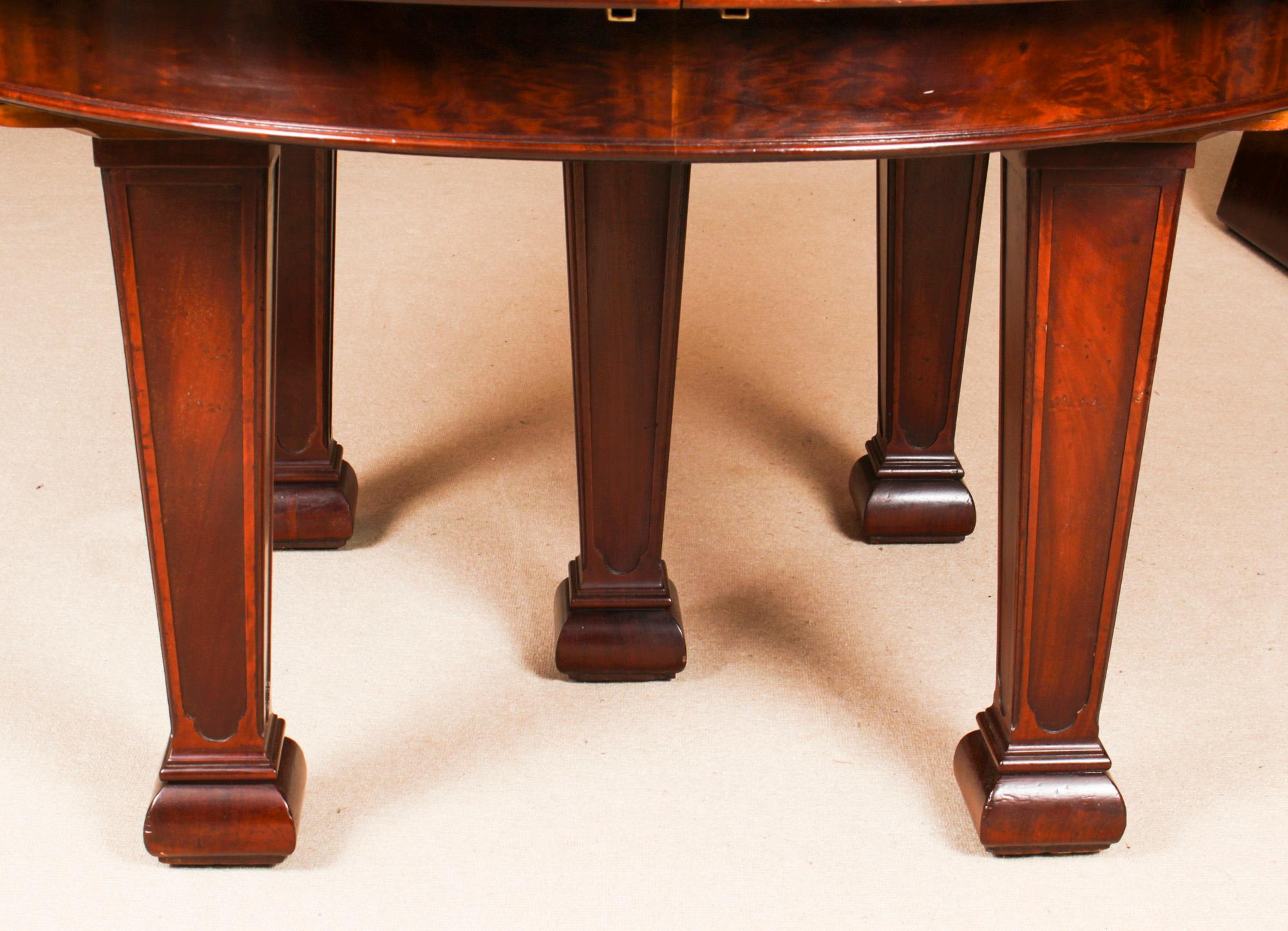 Antique Victorian Metamorphic Extending Jupe Dining Table 19th Century 3