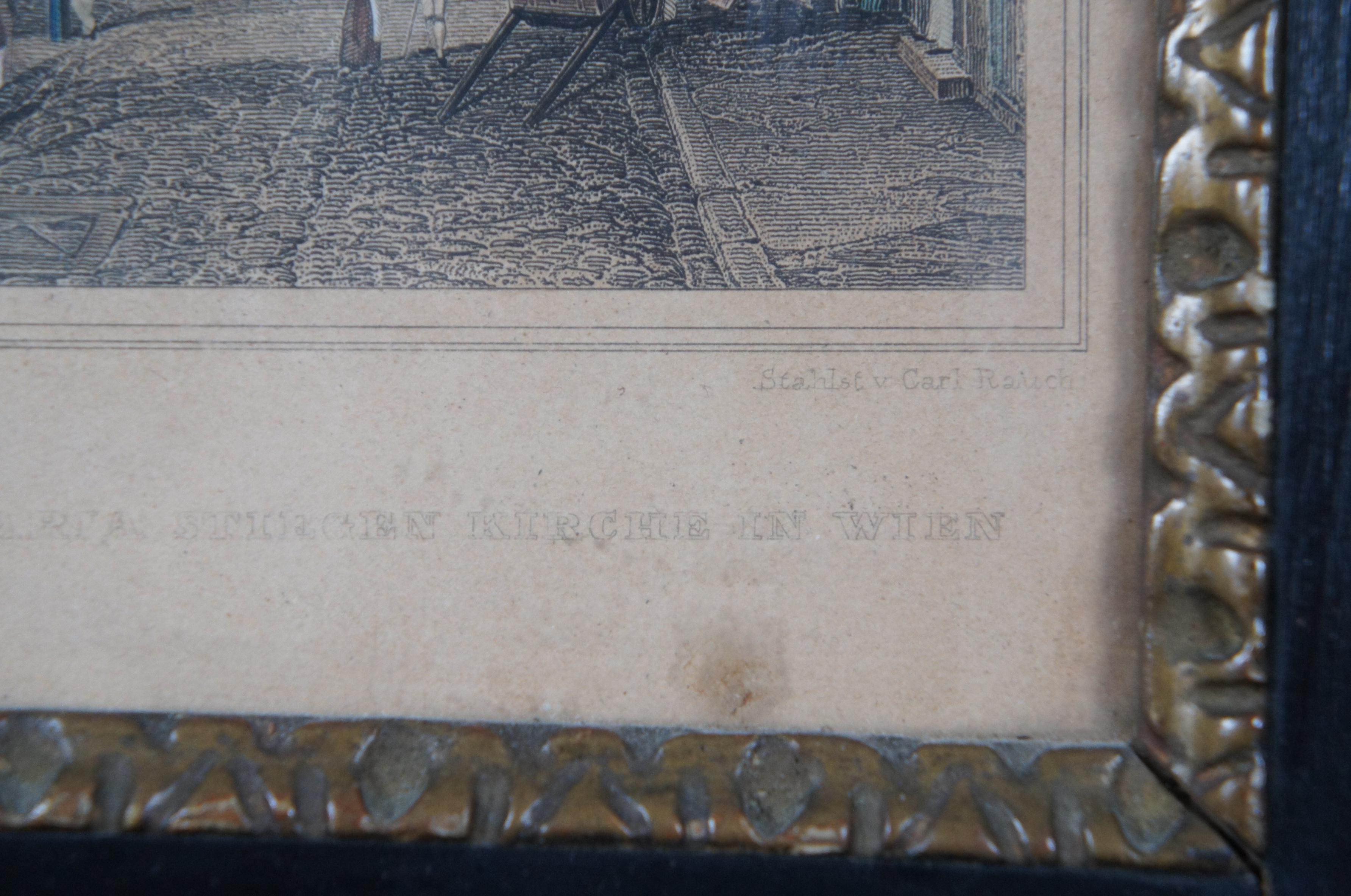 Armoire miniature victorienne d'antiquités avec gravure de Rauch de Maria Stiegen en vente 3