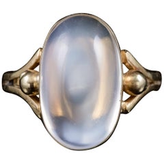 Antique Victorian Moonstone 18 Carat Gold 6 Carat Moonstone, circa 1900