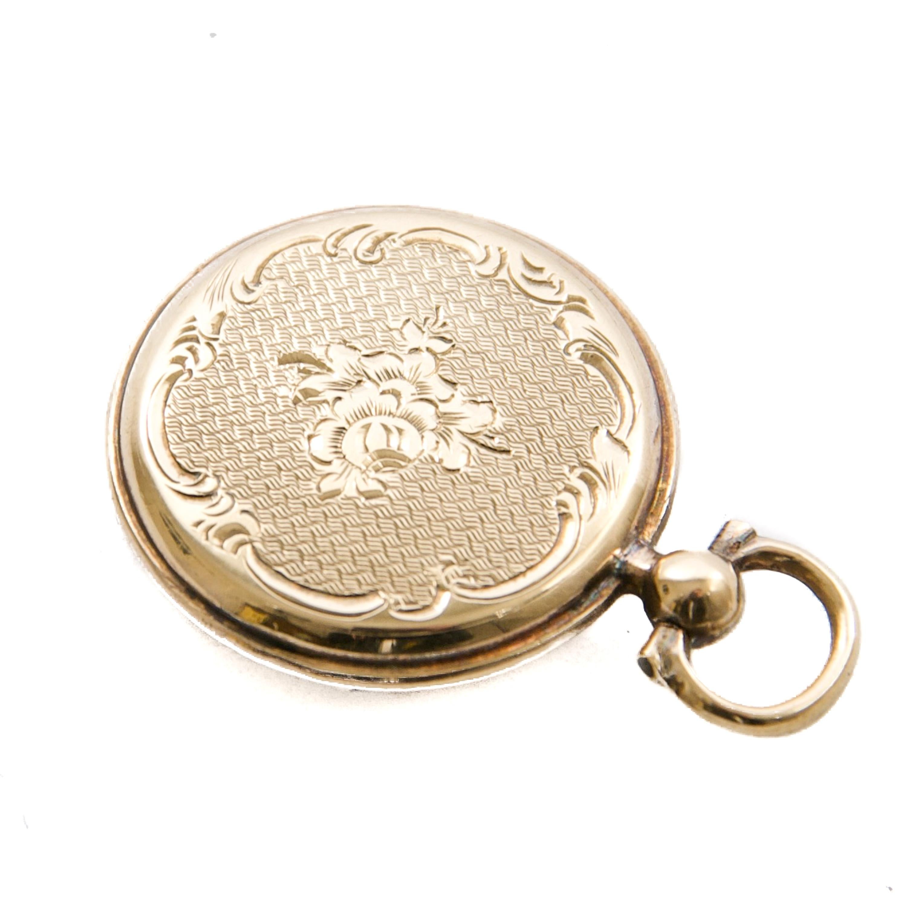 Antique Victorian Mourning Locket with Woven Hair, 19th Century For Sale 3