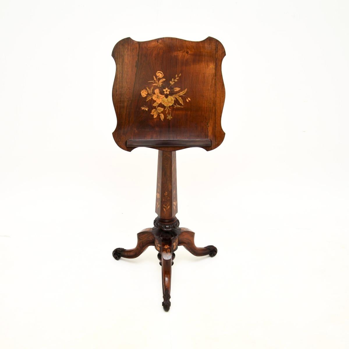 British Antique Victorian Music Stand For Sale