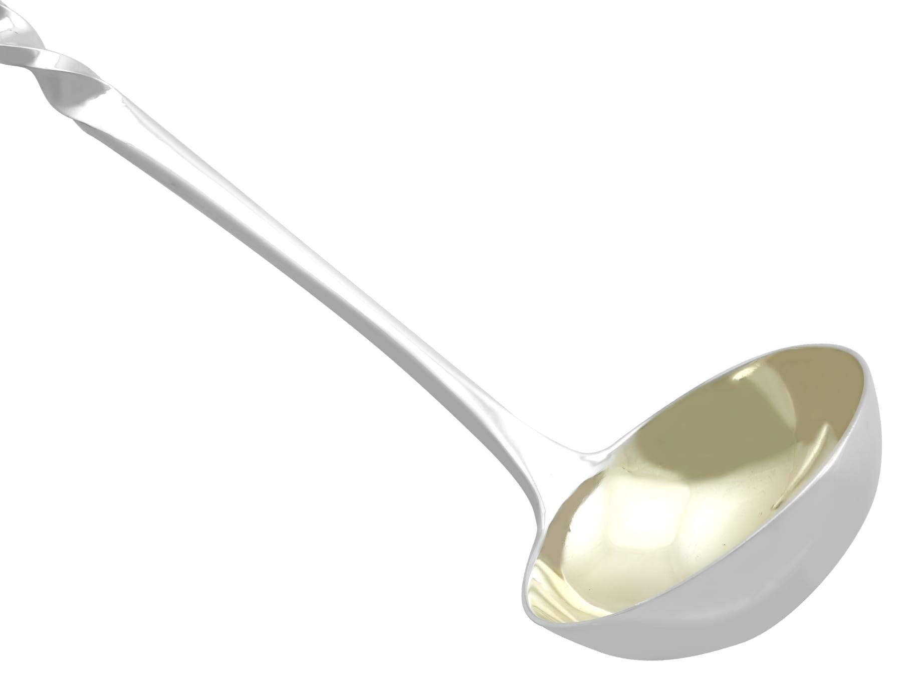 Antique Victorian Newcastle Sterling Silver Punch Ladle (1882) In Excellent Condition For Sale In Jesmond, Newcastle Upon Tyne