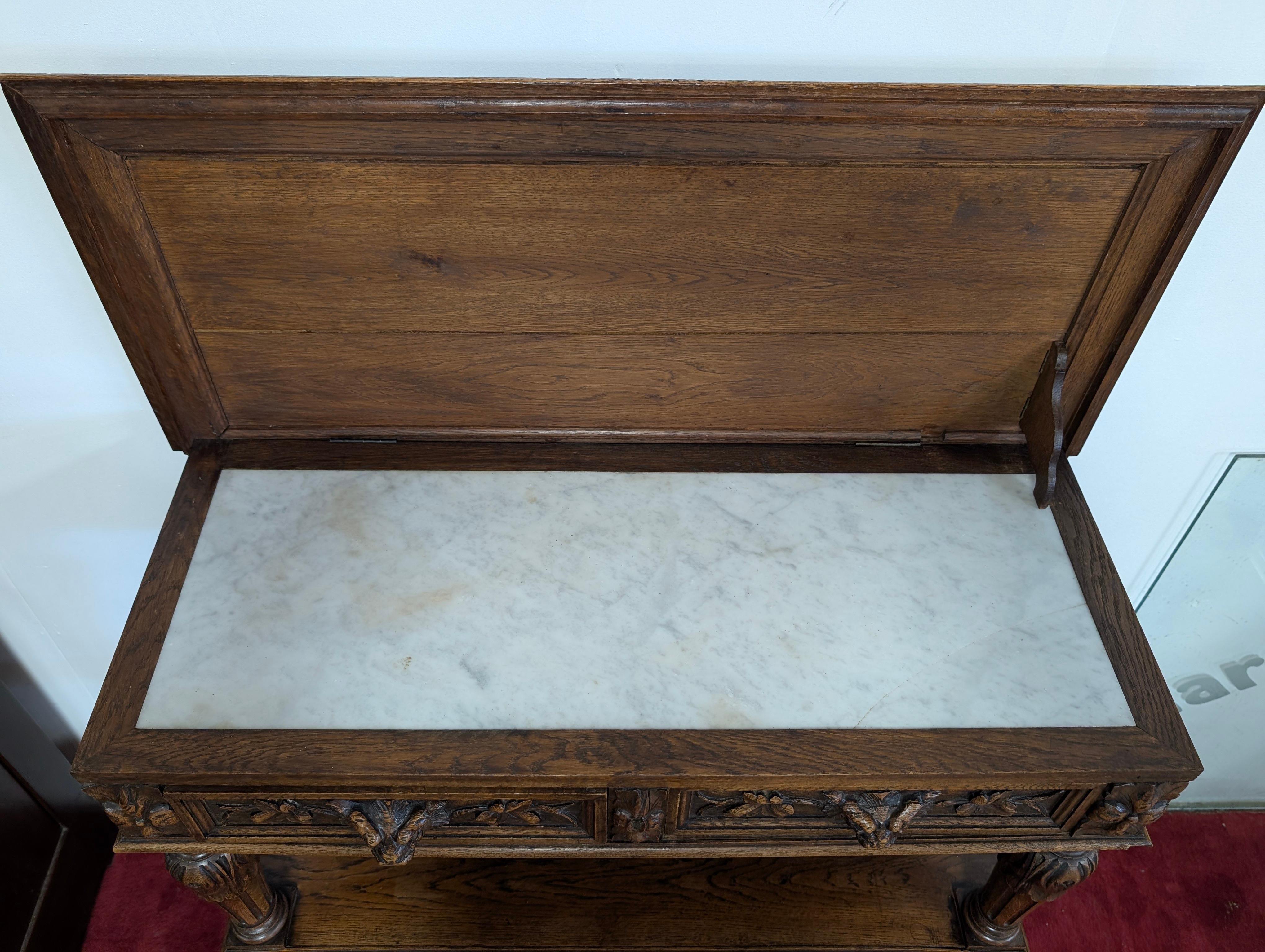 XIX secolo Antico Buffet da dessert vittoriano in Oak, Server in vendita