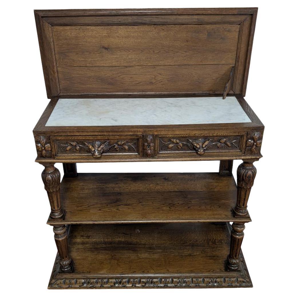 Antico Buffet da dessert vittoriano in Oak, Server in vendita