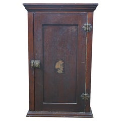 Antique Victorian Oak Apothecary Ship Medicine Cabinet Cupboard 30" Antique Victorian Oak Apothecary Ship Medicine Cabinet Cupboard 30"