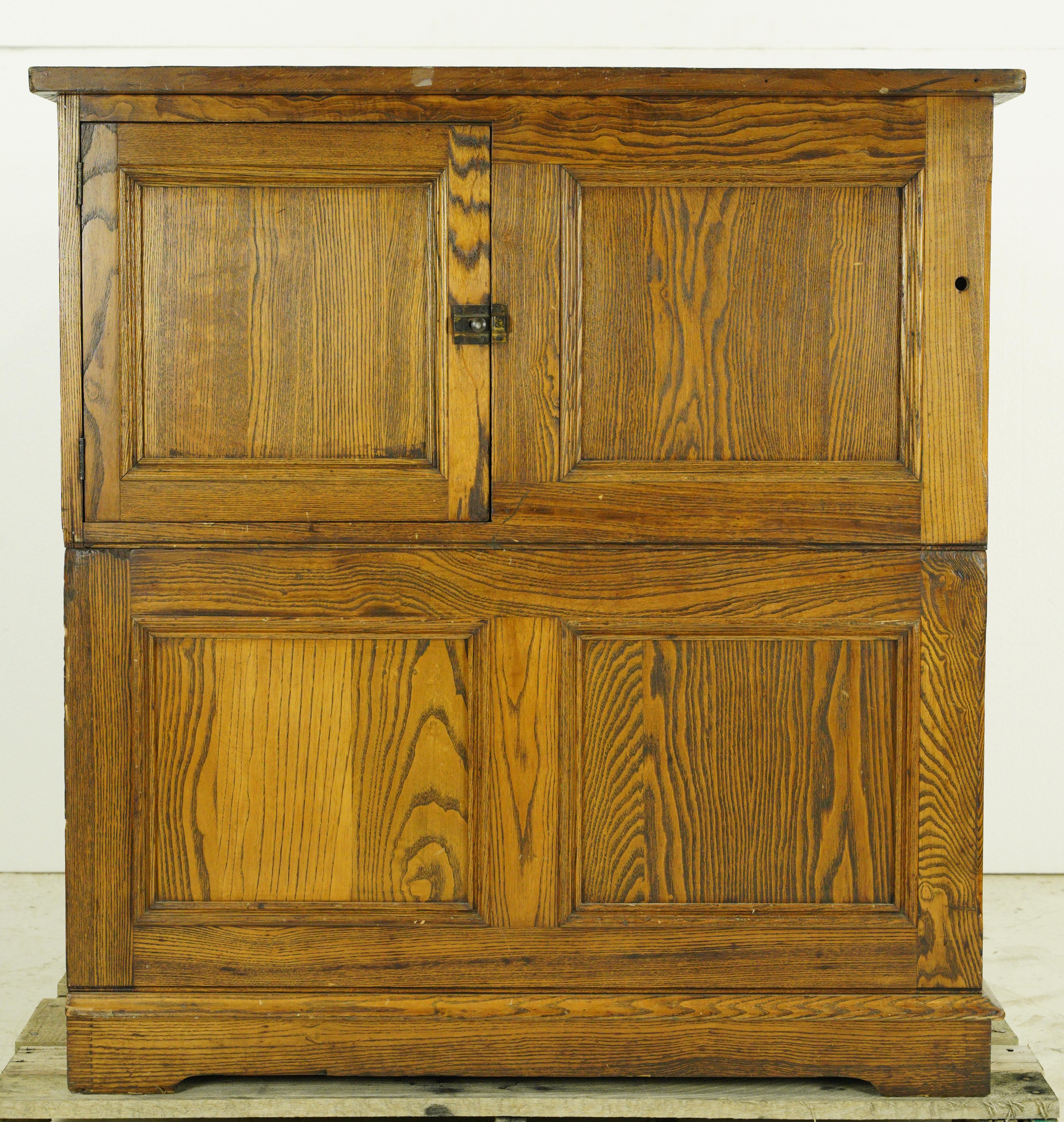 Antike viktorianische Eiche Architekten Flachablage Schrank 10 Schublade (20. Jahrhundert)
