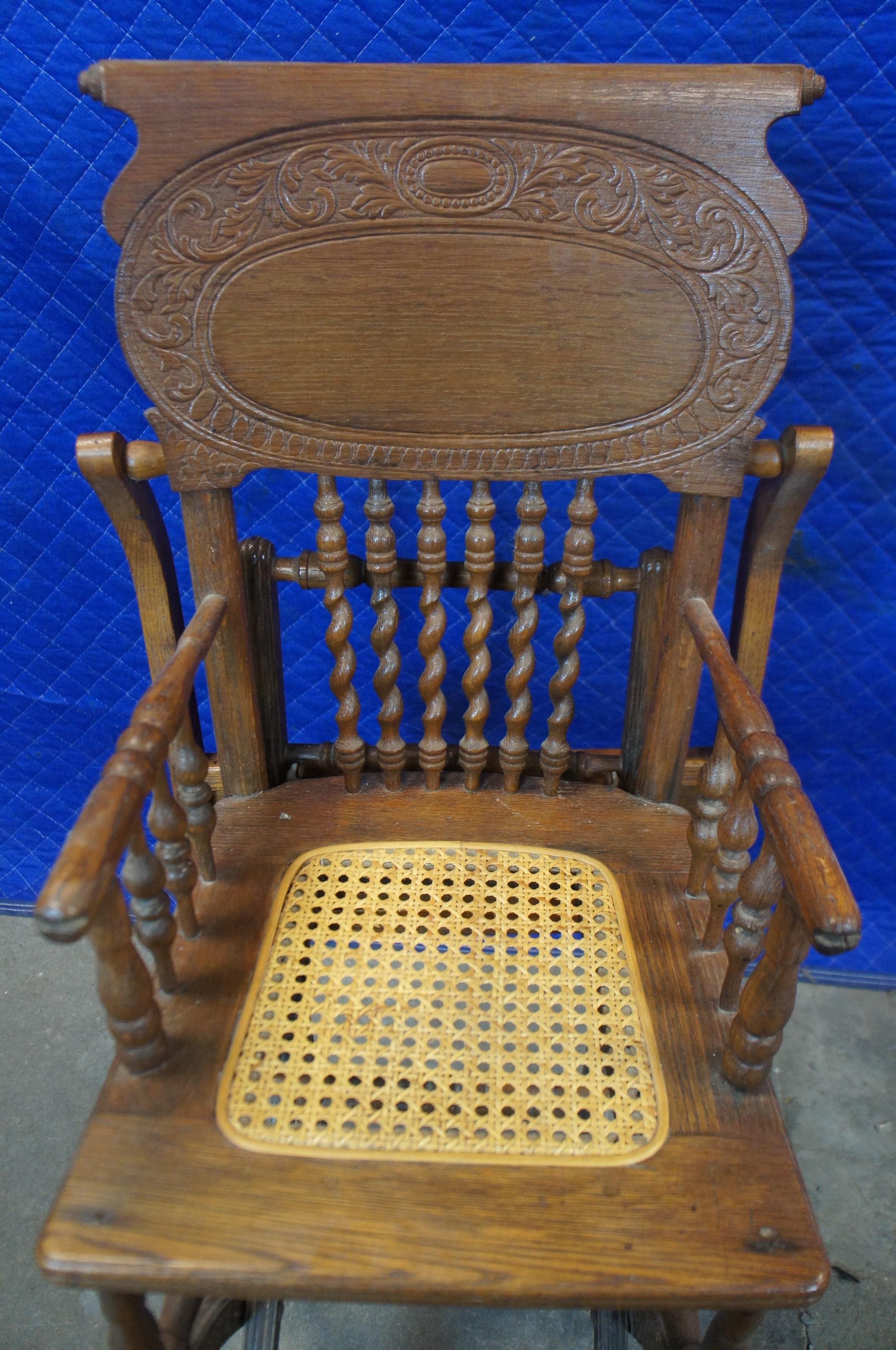 antique convertible high chair