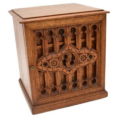 Antique Victorian Oak Specimen Chest
