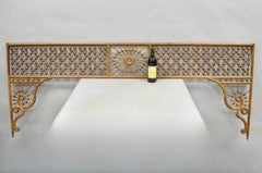 Antique Victorian Oak Stick & Ball 84" Fretwork Archway Architectural Salvage