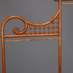 Antique Victorian Oak Stick and Ball Three-Panel Dressing Screen, 19th Century