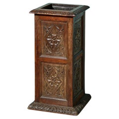 Antique Victorian Oak Stick or Umbrella Stand