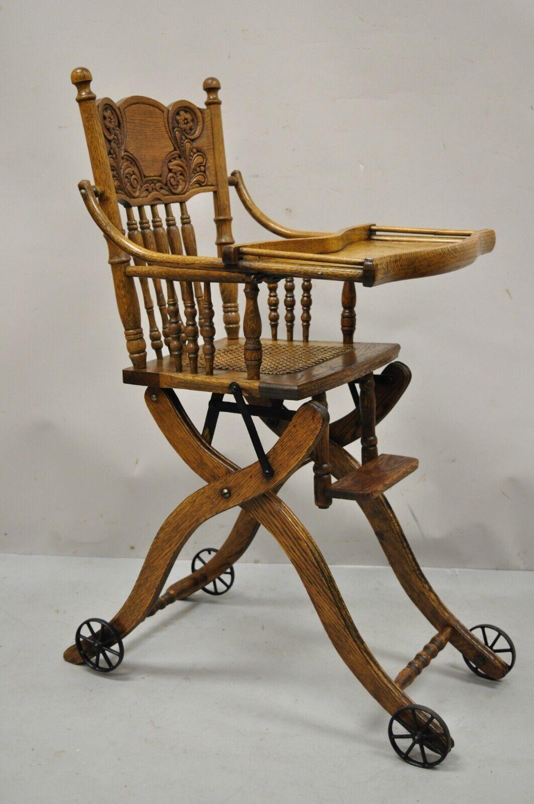 antique convertible high chair