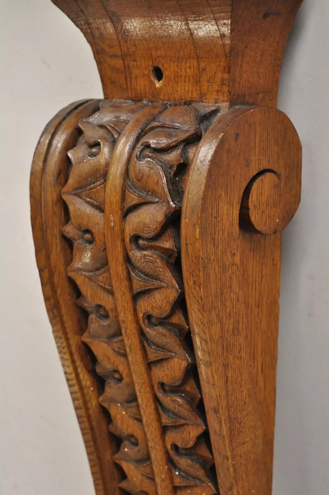 Antique French Wood vittoriano rinascimentale alto 34