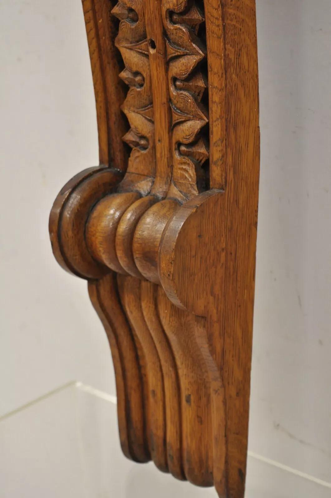Antique French Wood vittoriano rinascimentale alto 34