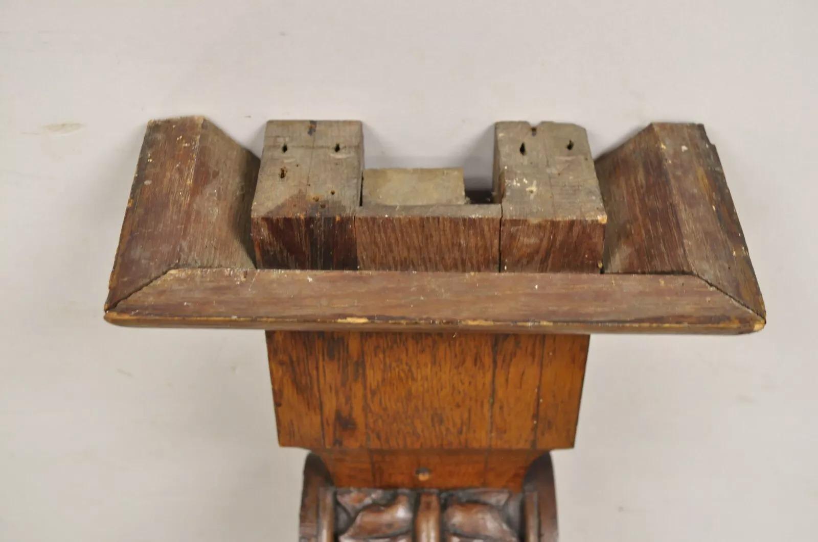 Antique French Wood vittoriano rinascimentale alto 34
