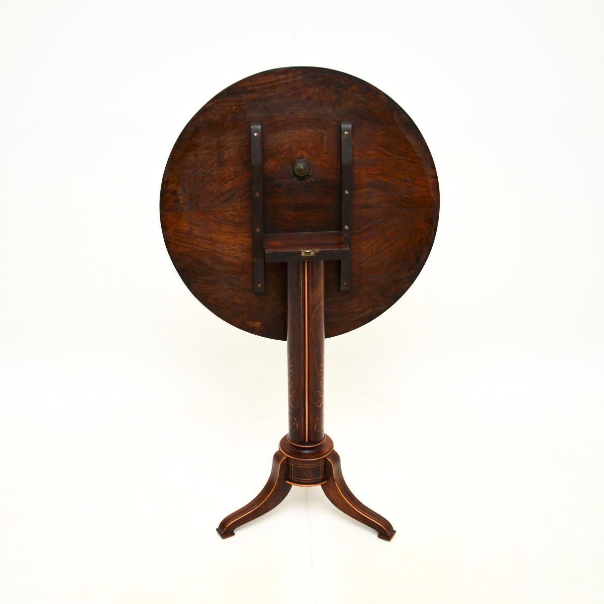 Antique Victorian Occasional Side Table For Sale 4