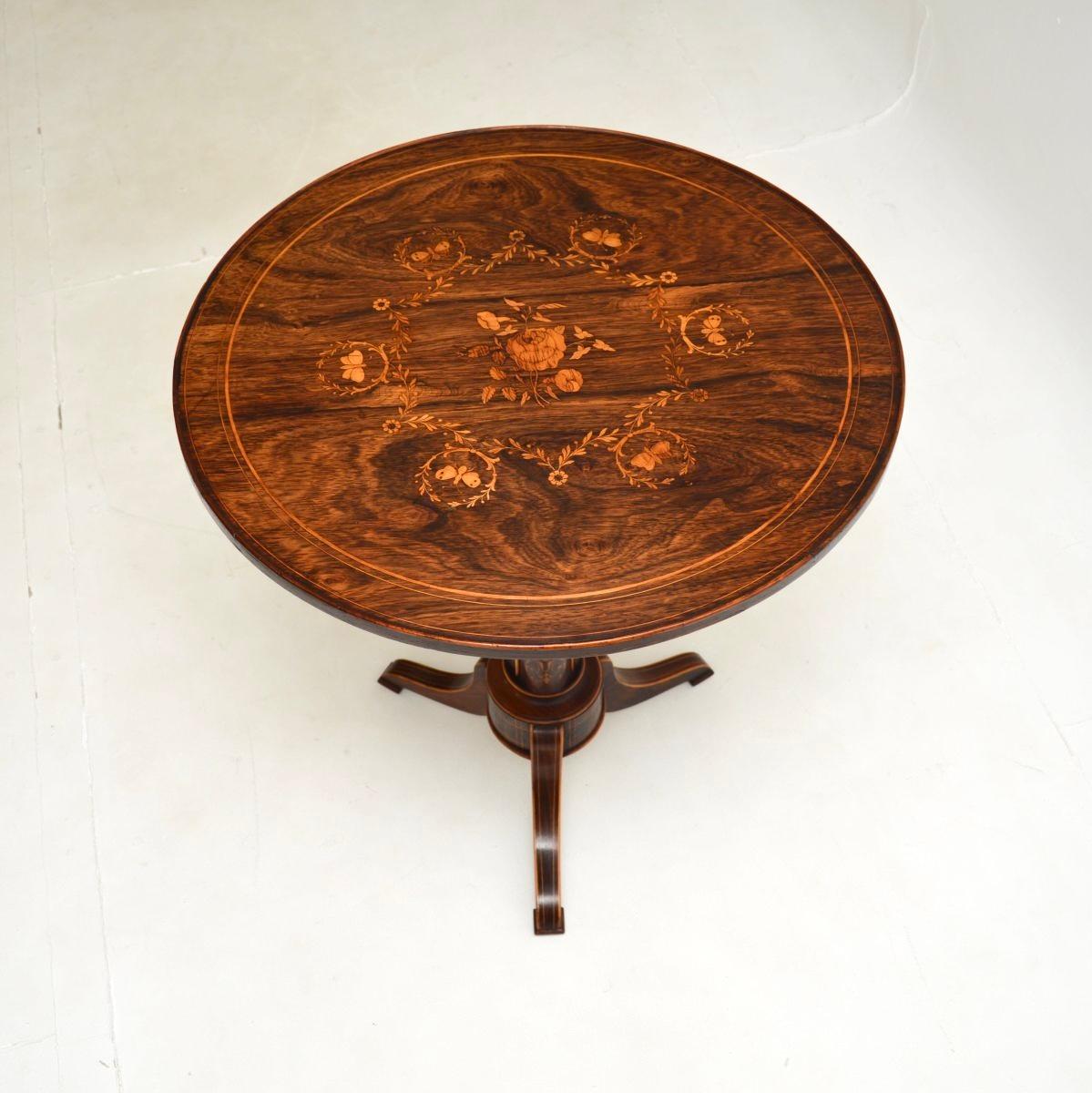British Antique Victorian Occasional Side Table For Sale