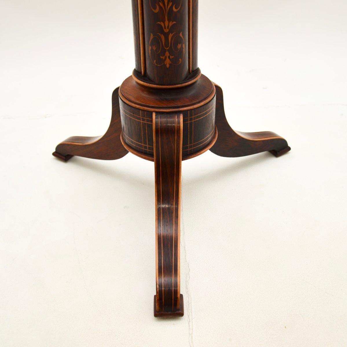 Antique Victorian Occasional Side Table For Sale 1