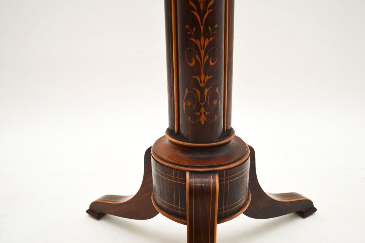 Antique Victorian Occasional Side Table For Sale 2