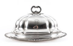 Antique Victorian Old Sheffield Oval Tureen & Domed Cover, 19th Century