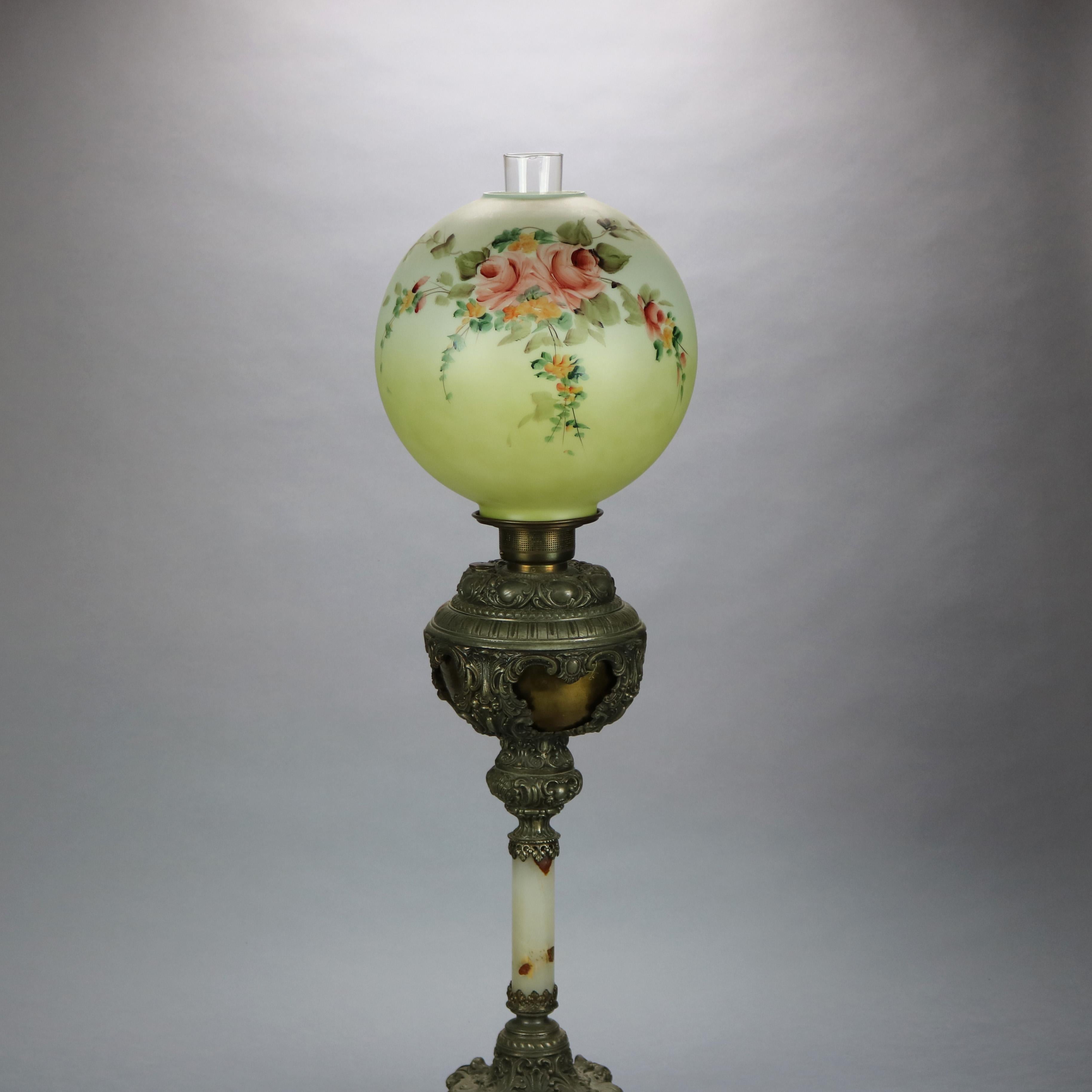 victorian globe lamp