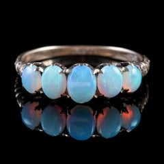 Antique Victorian Opal Ring 18 Carat Gold, circa 1880