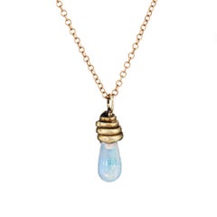Antike viktorianische Opal-Schlangenhalskette Diamant 14k Gold 10k Esemco Kette