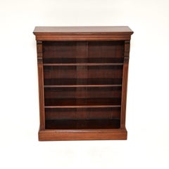 Antique Victorian Open Bookcase