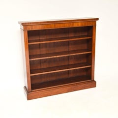 Antique Victorian Open Bookcase