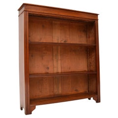 Antique Victorian Open Bookcase