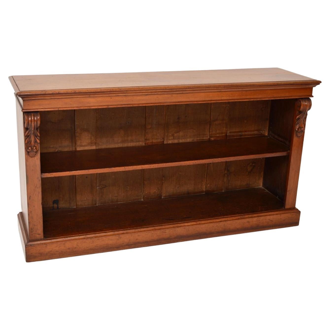 Antique Victorian Open Bookcase at 1stDibs