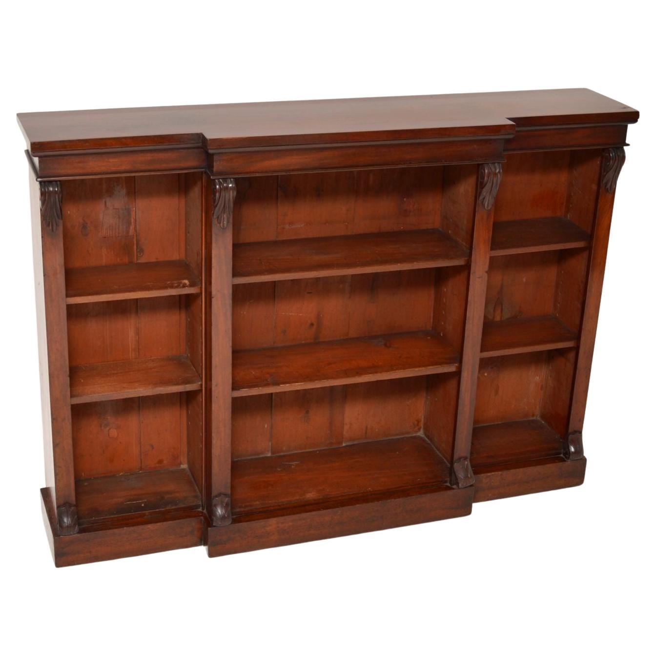 Victorian Open Bookcase For Sale at 1stDibs