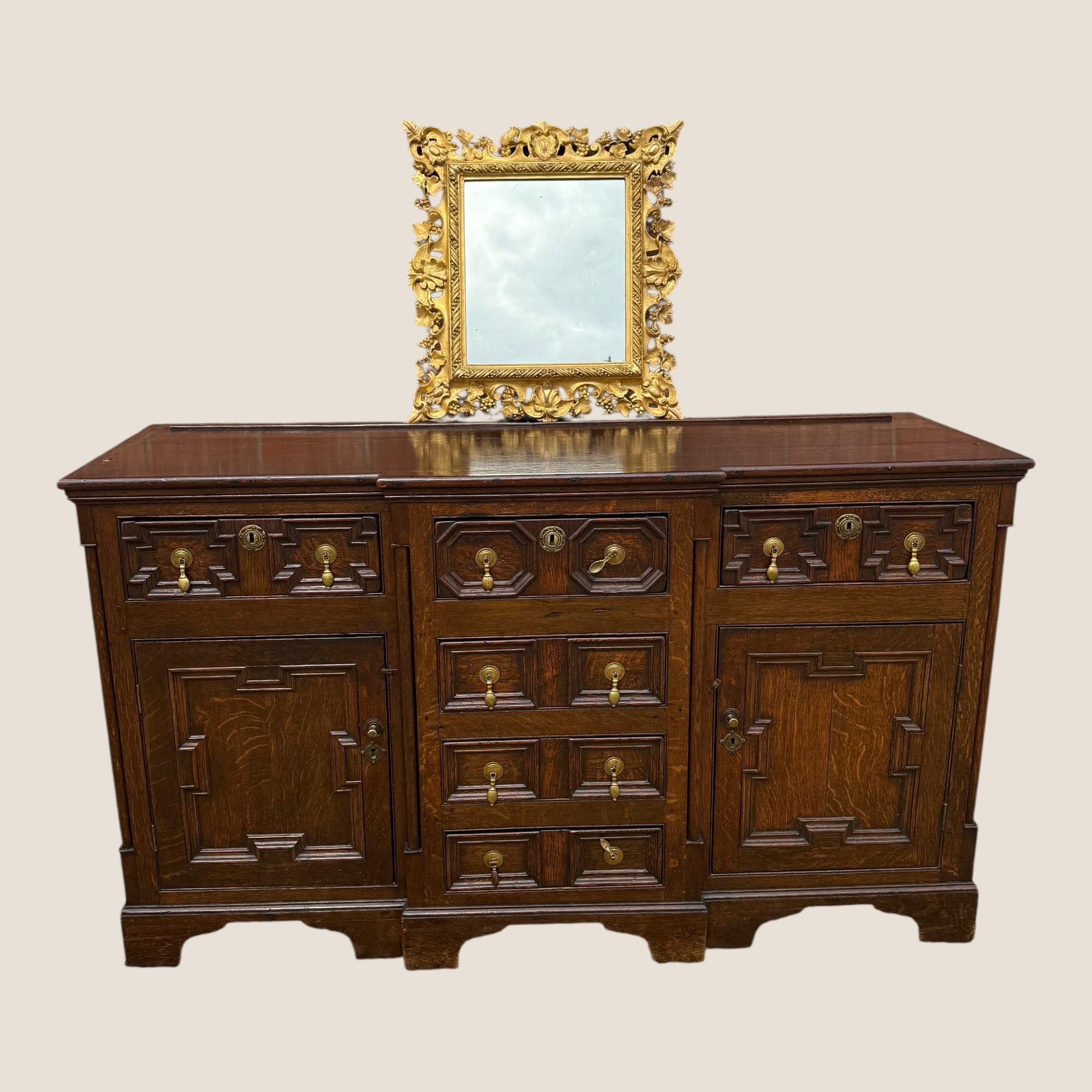 Antike viktorianische Ornate & Floral geschnitzt kleine Giltwood rechteckigen Wandspiegel (Frühviktorianisch) im Angebot