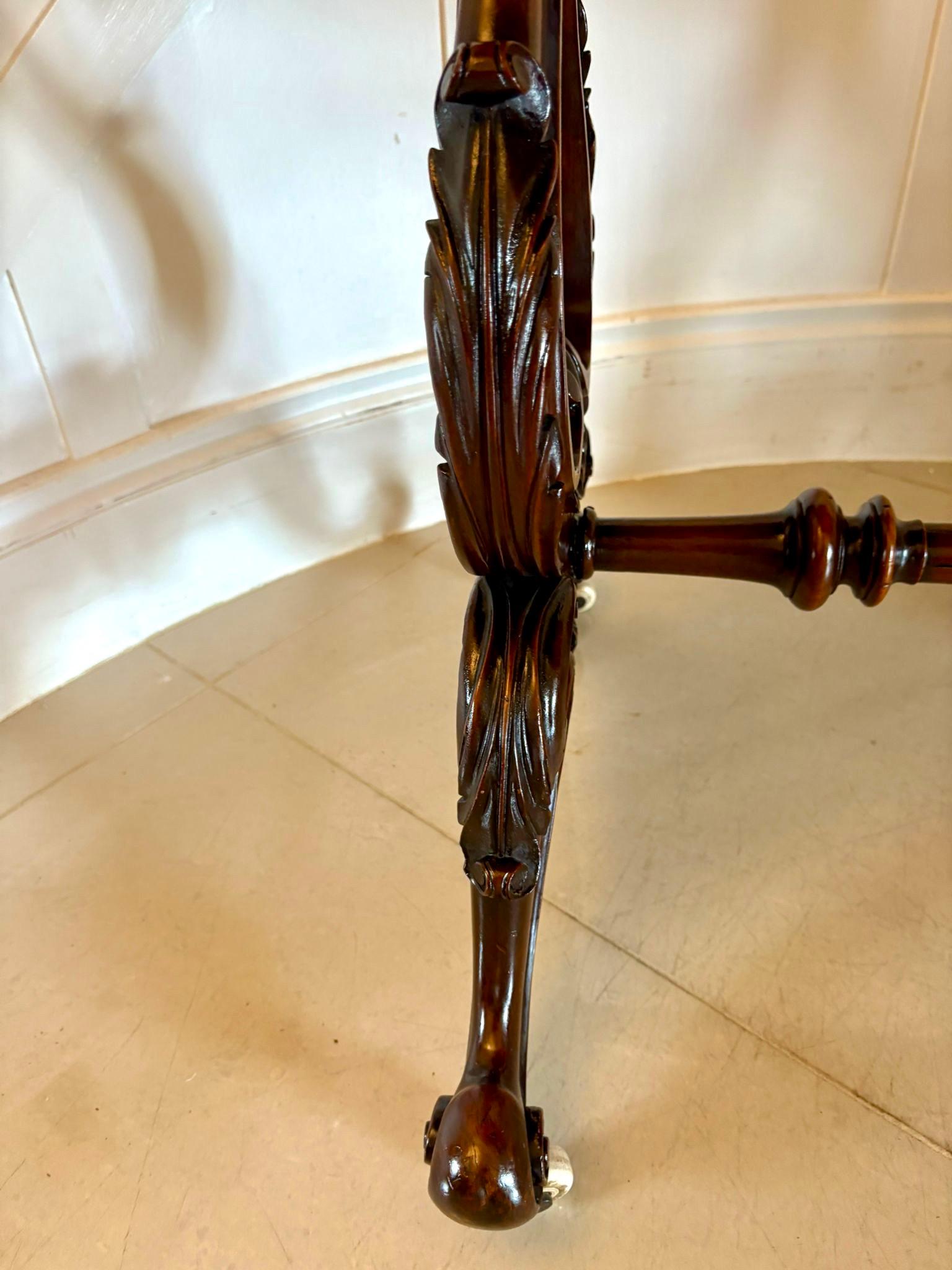 Antique Victorian Outstanding Quality Burr Walnut Centre Table For Sale 2