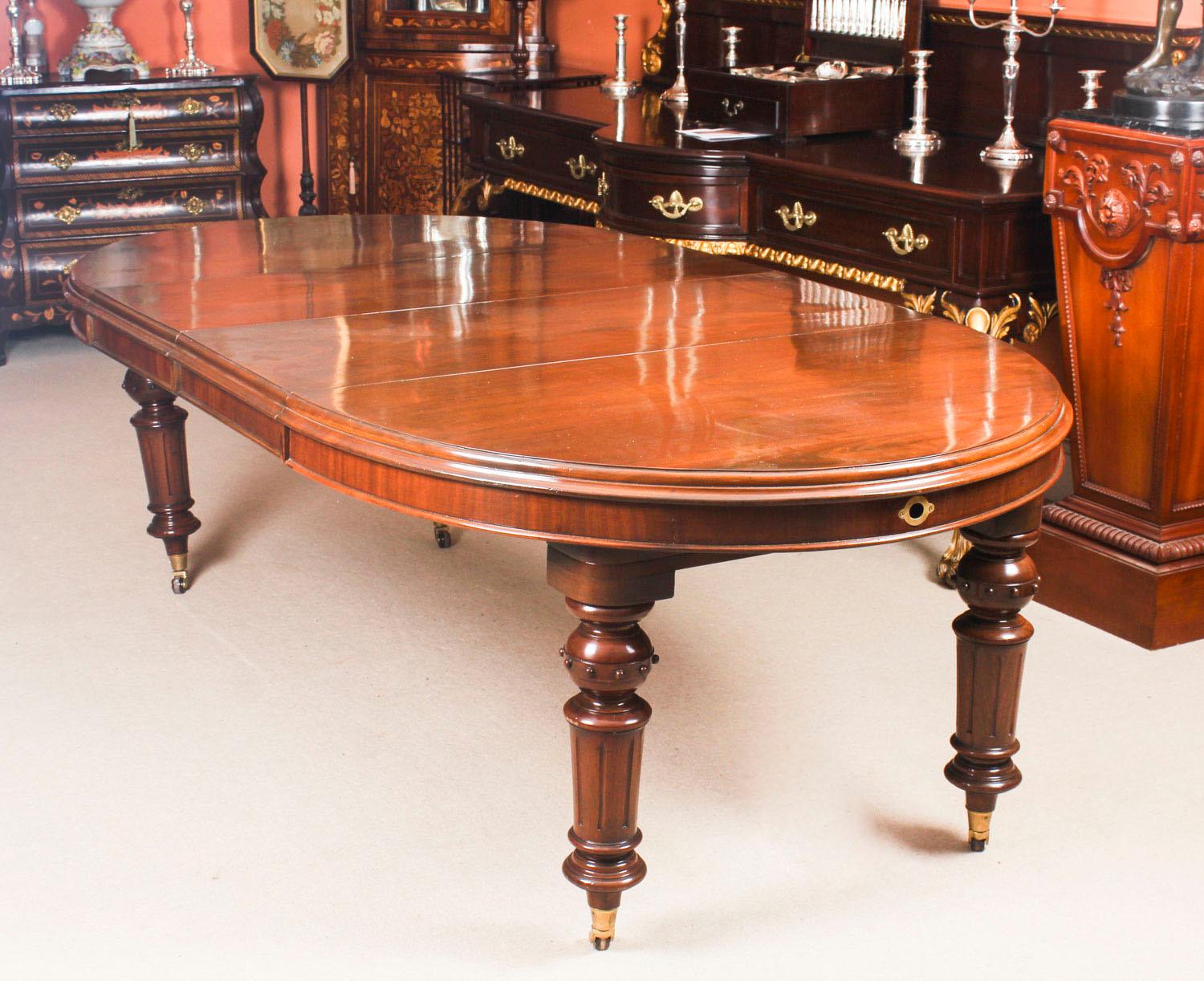 antique oval dining table