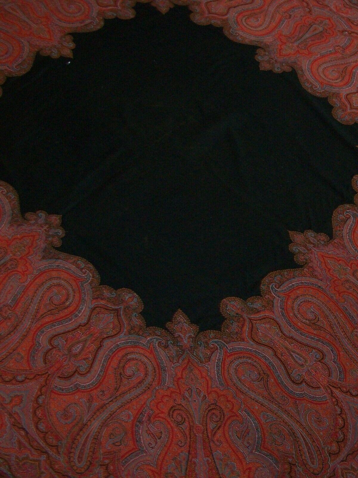Antiker viktorianischer Paisley-Schal, fein gewebt, um 1850 im Angebot 2