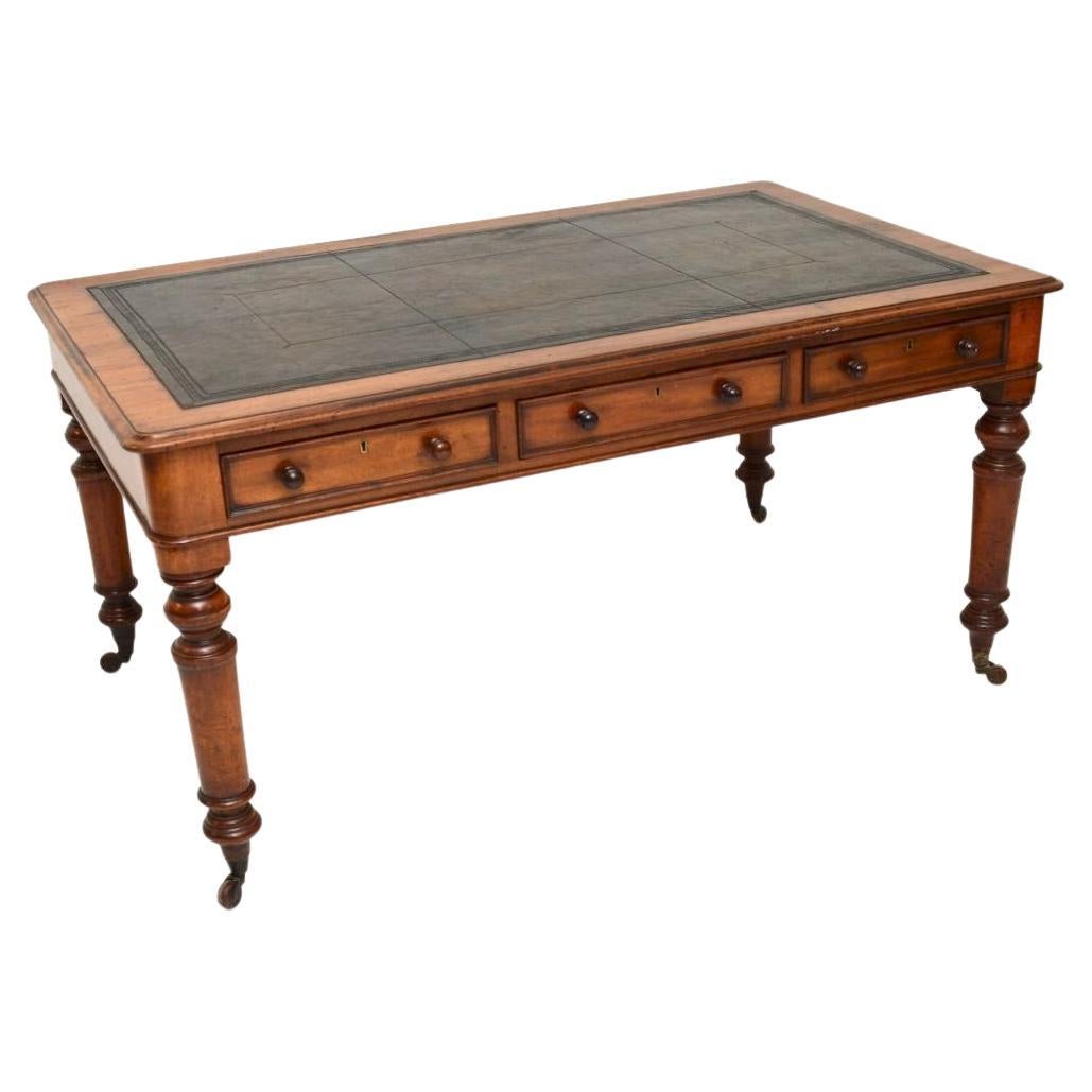 Antique Victorian Partners Desk / Writing Table