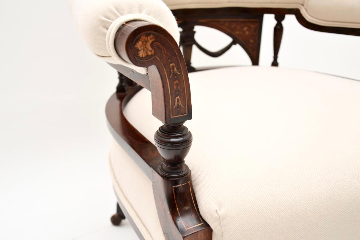 Antiker Sessel aus der viktorianischen Zeit im Angebot 3