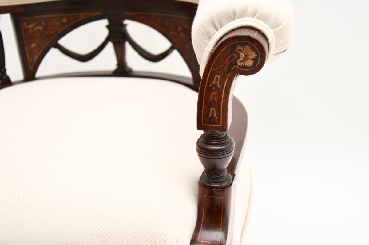 Antiker Sessel aus der viktorianischen Zeit im Angebot 4